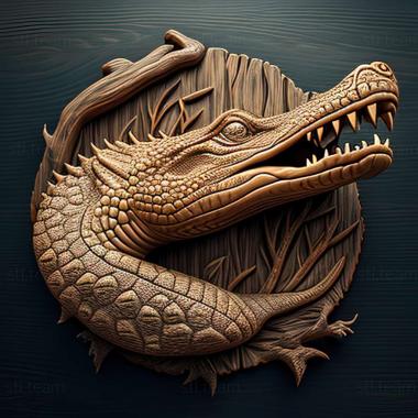 3D model alligator (STL)